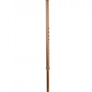 Baston de aluminio regulable  de un punto.